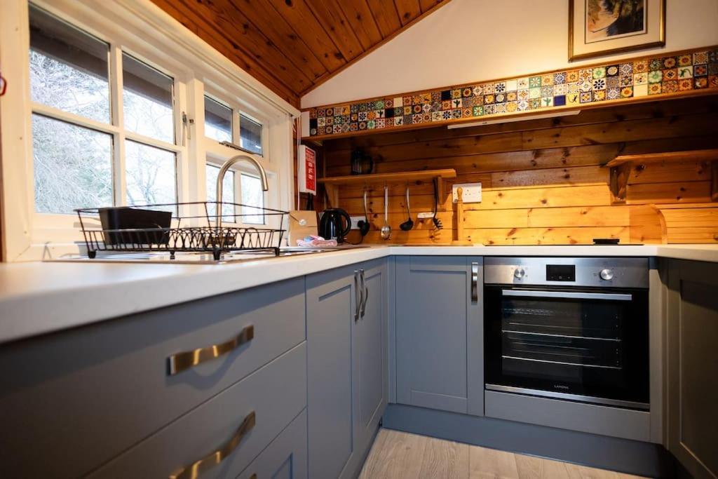 Cozy Norwegian Style Log Cabin In Rural Snowdonia - 2 Bedrooms & Parking By Seren Short Stays Ffestiniog Esterno foto