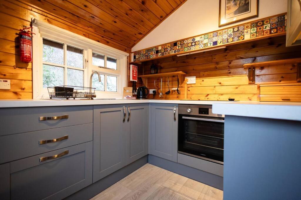 Cozy Norwegian Style Log Cabin In Rural Snowdonia - 2 Bedrooms & Parking By Seren Short Stays Ffestiniog Esterno foto